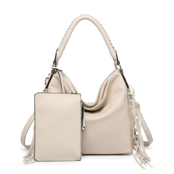 Moda Luxe Carmel Fringe Hobo Bag - Compare at $90